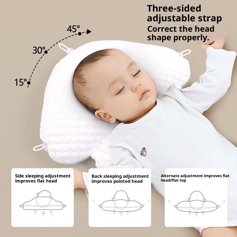 Baby Pillow Infant Memory Pillow Head Shaping Pillow For Baby Prevent Flat Head Ergonomic Pillow