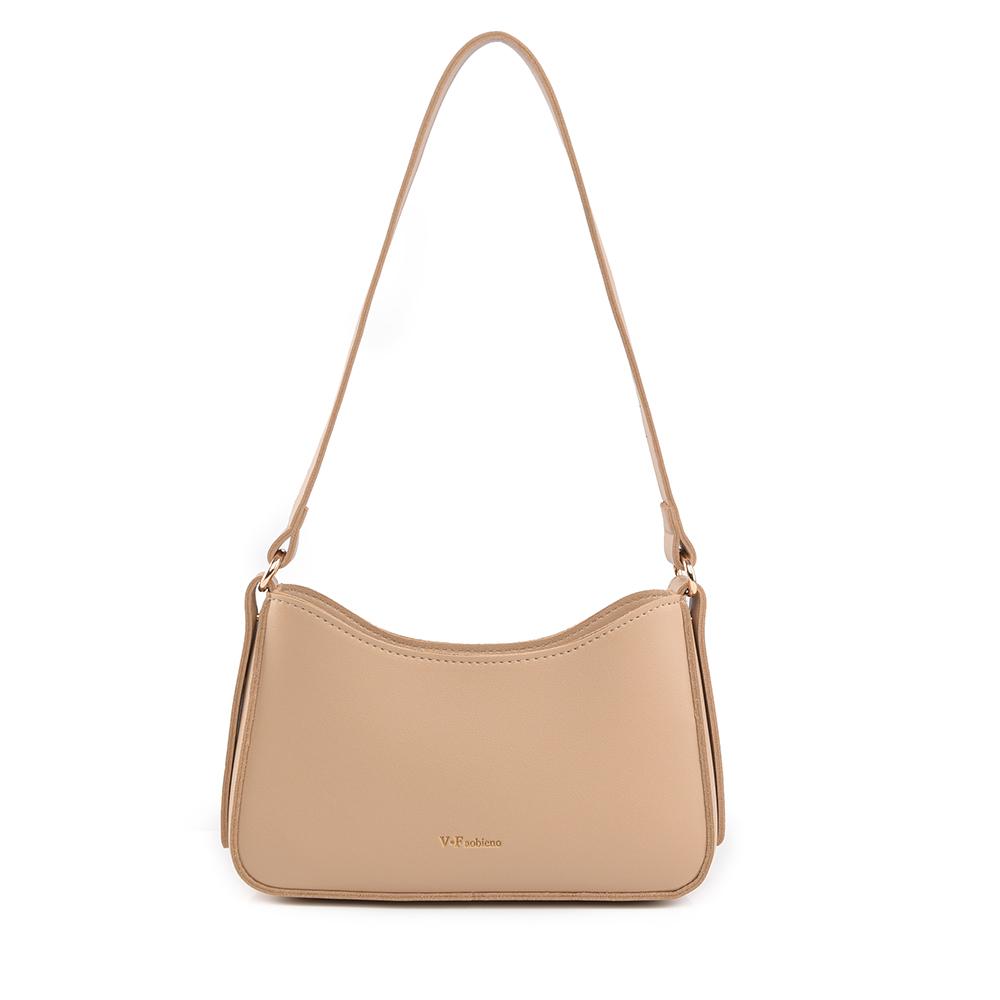 New Fashi Women's Minimalist PU Leather Hobo Shoulder Bag, Casual Underarm Handbag with Adjustable Strap for Work & Daily Use