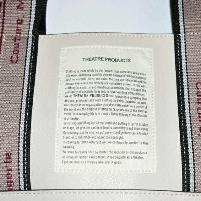 THEATRE PRODUCTS Synthetic Leather JQ Tape Size Free BL191198 Bag, S, Size, (IVORY)