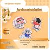 Custom Acrylic Soft Magnetic Cartoon DIY Epoxy Resin Chinese Style City Refrigerator Magnets