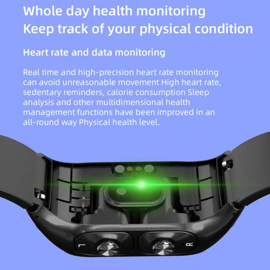 N8 Bluetooth-compatible Watch Multifunctional Health Monitoring Zinc Alloy 0.96 Inch Smart Watch