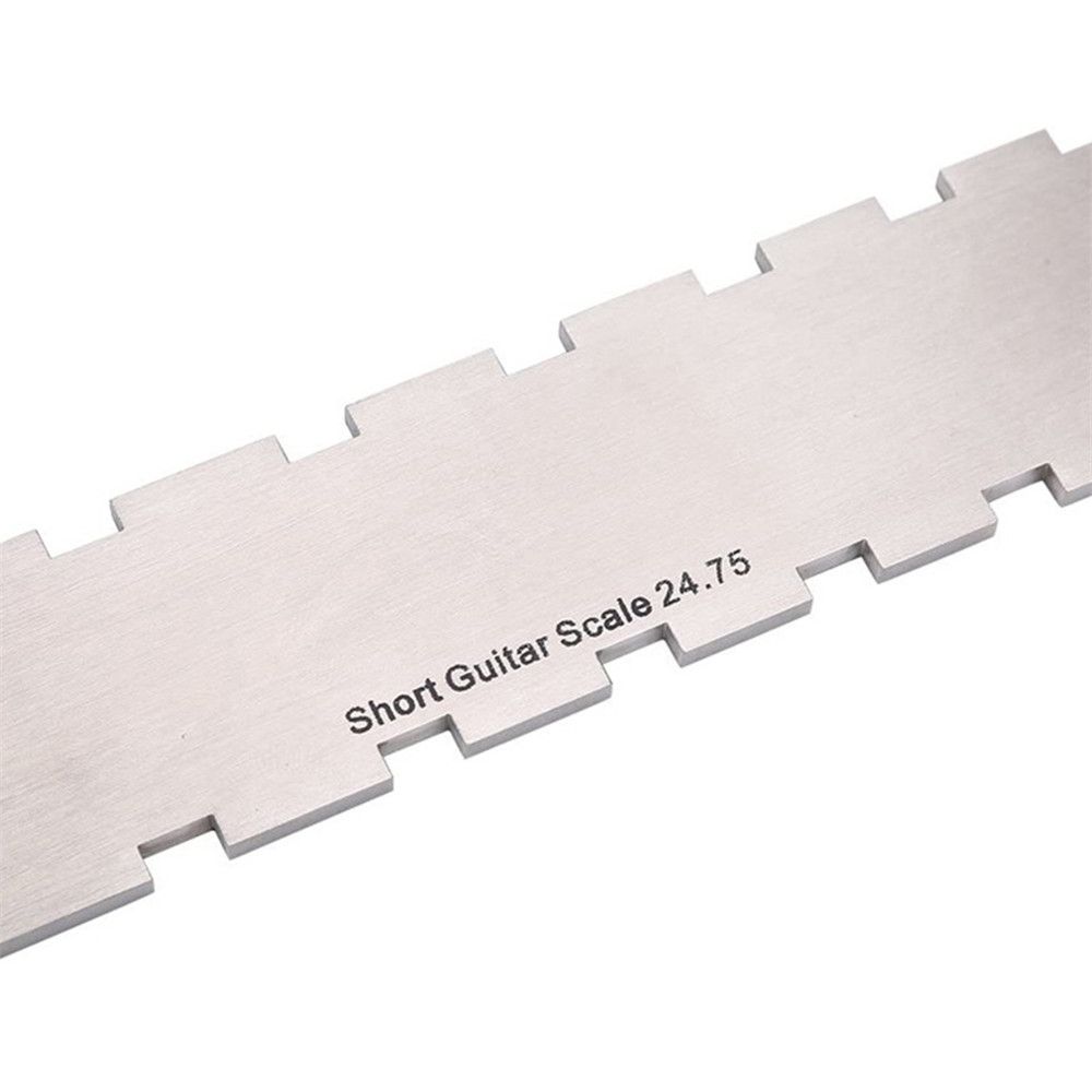 Accessories Straight Edge Luthiers Tool Guitar Neck Gauge Measuring Ruler with String Action Ruler