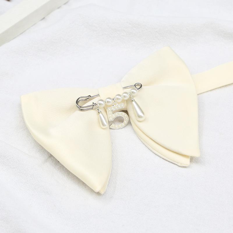 Herren Fliege mit Hornmuster und eleganter Textur Hochzeit Bräutigam Horn breite Form Schleife