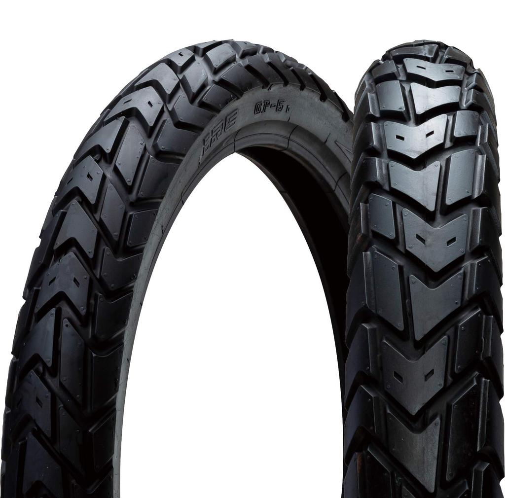 IRC GP5 44P TL Rear Large Motorcycle Tire 129412 80/90-17 M/C (Tubeless)