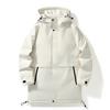 2025 Men's Winter Fashion Mid-Length Hooded Down Jacket - 90% White Duck Down Coat