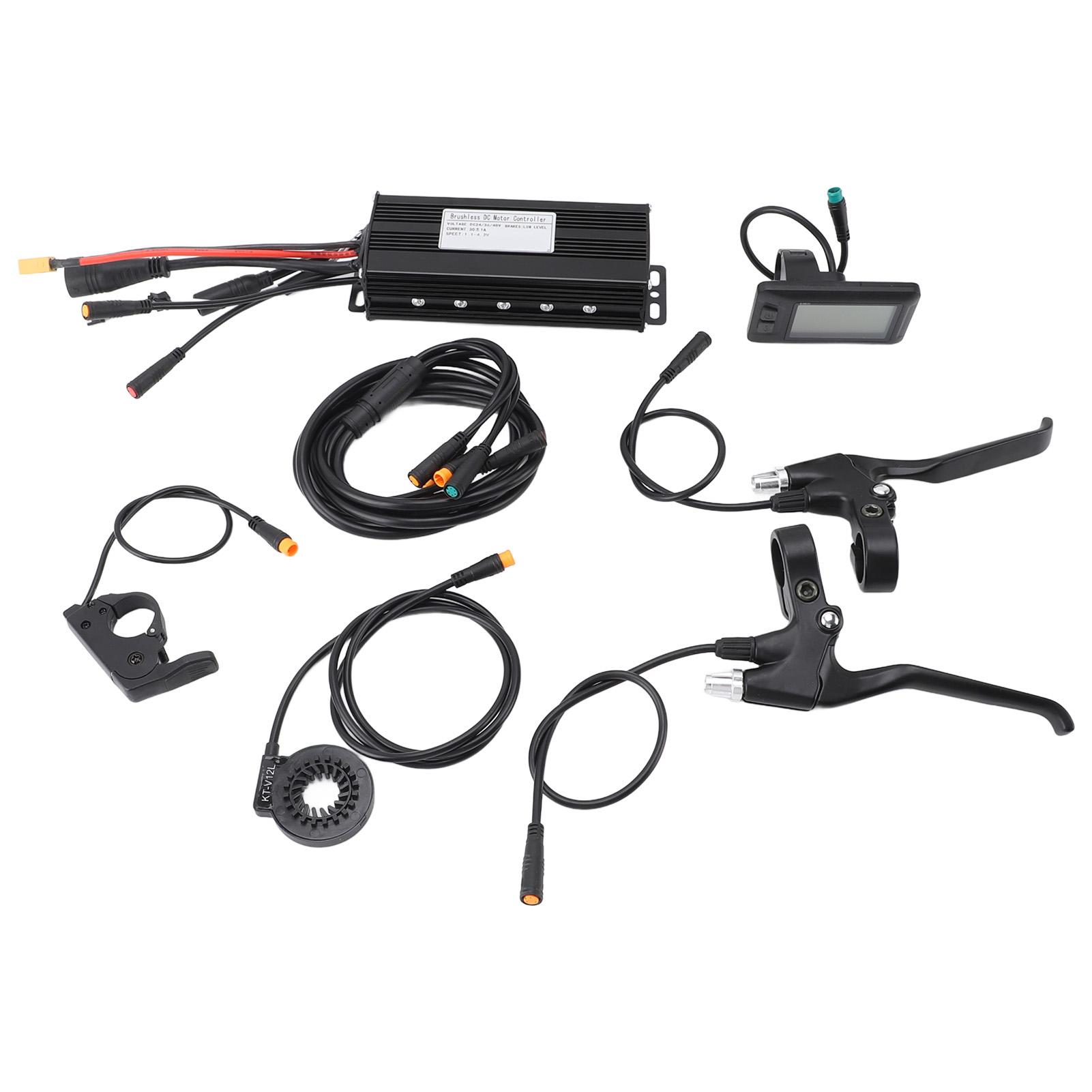 

Electric Bike Controller Kit 30A 3 Modes Waterproof Controller with EN05 LCD Display Electric Bike Conversion Set for