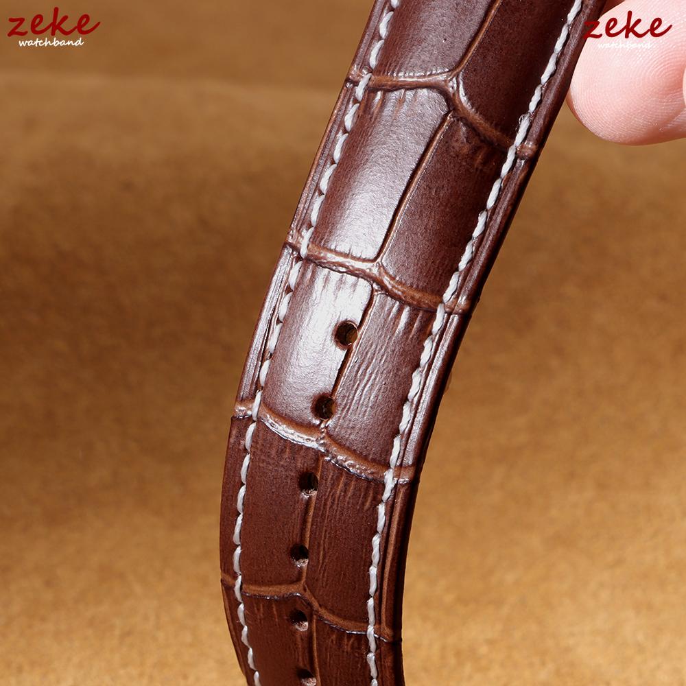 Weiche Uhrenarmbänder aus Rindsleder mit Butterfly-Verschluss Armband 12/13/14/15/16/17/18/19/20/21/22/23/24mm Ersatz-Armbanduhrband