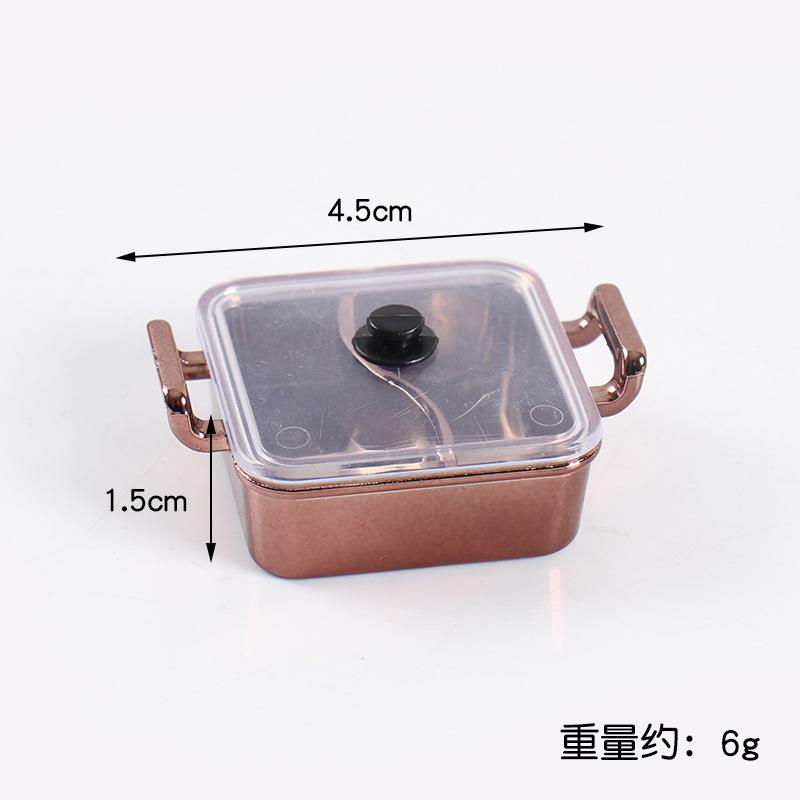 Mini Miniature Simulation Plate Small Bowl Tableware Diy Food Play Accessories Mini Container Play House Kitchen Toys