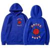 Rapper Carrion Printed Hoodie Hikikomori Pattern Hoodie Tracksuit for Men Fleece Loose Sweatshirt