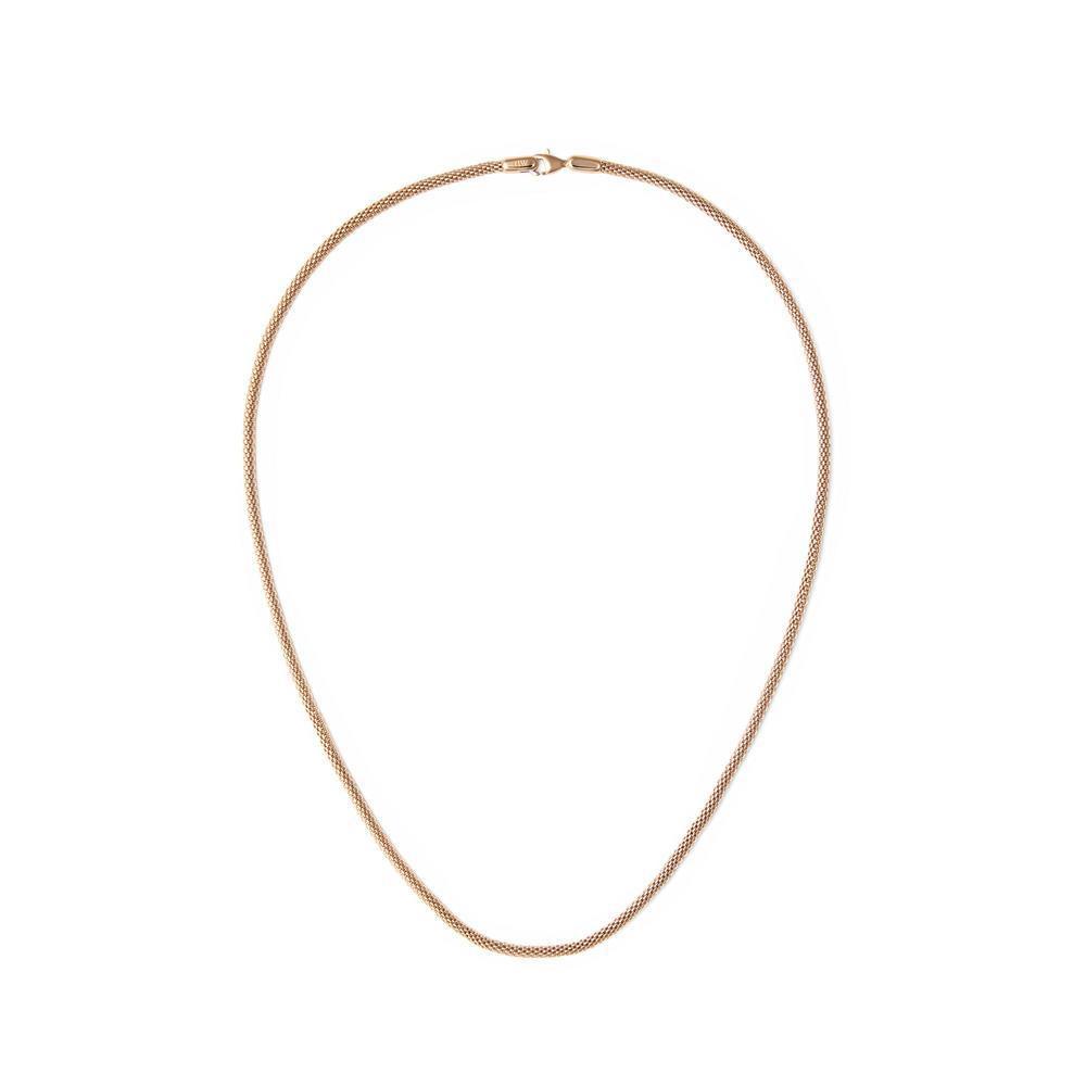 Daniel Wellington Tide Mesh Necklace 2.8 Men'S Plain Mesh Simple Chain Necklace
