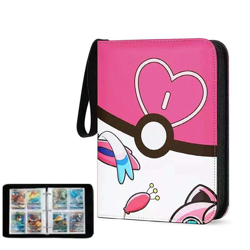 *** Anime 400PCS Card Binder Photocard PU Zipper Photo Album Carte Holder Kids Toys Collection Folder Letters Cards