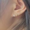 youngglow 14k oval cubic piercing
