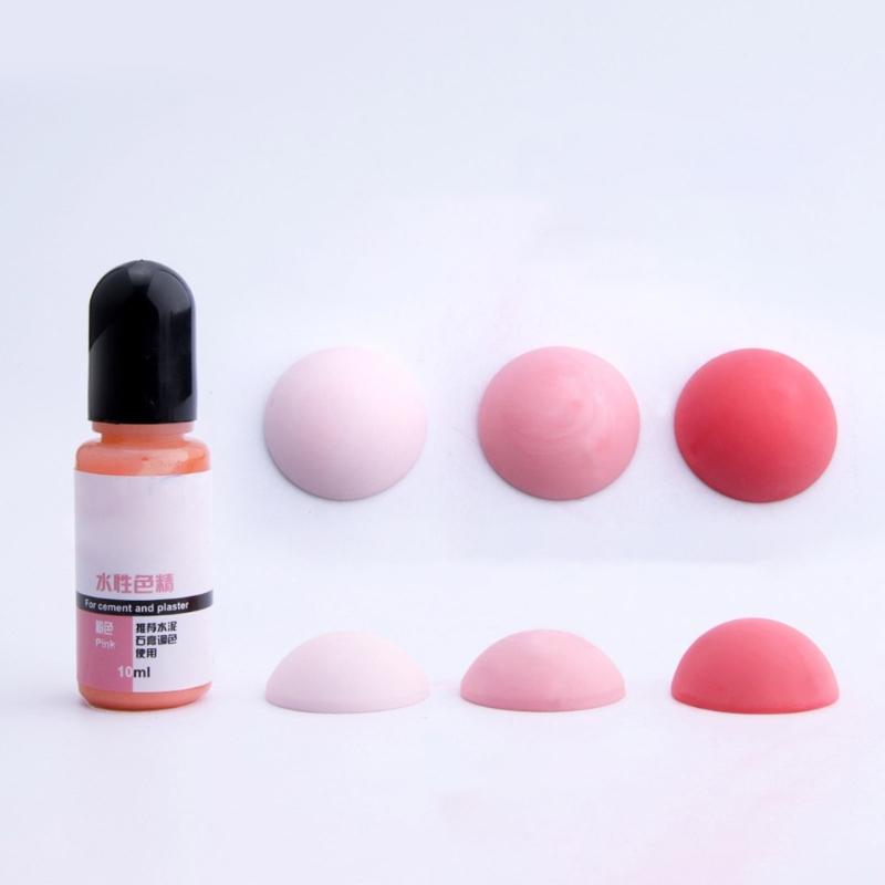 12 Farben Zement Wasserlösliche Farbessenz Gips Pigment für Kreative für Weg Bodenfliese Pflaster Zement Zusatzstoff