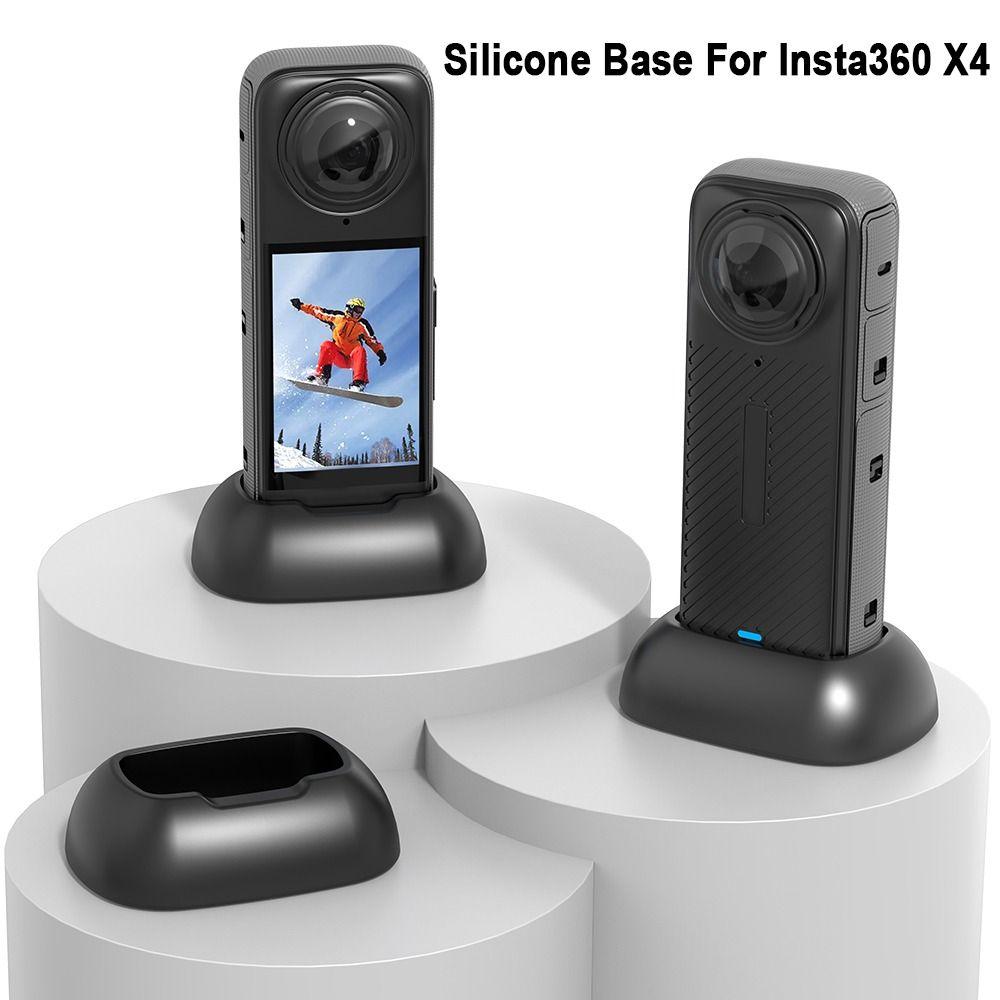 

Silicone Silicone Base Support Desktop Holder New Mount Stand for Insta360 X4