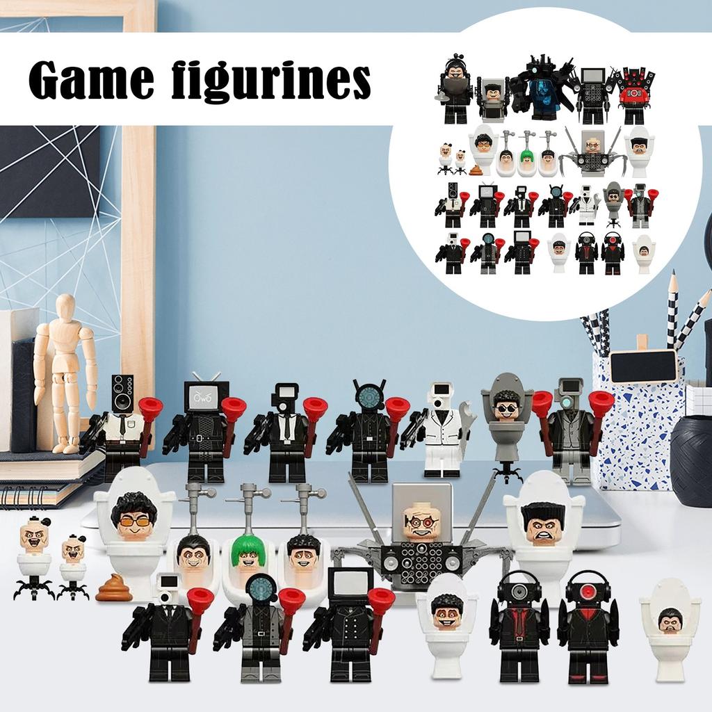 1 Set Neue Art Von Baustein Humanoiden Gebäude Spielzeug Spiel Puzzle Freizeit Sammlung Hand35pc