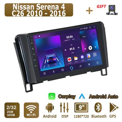 Android Carplay Car Radio For Nissan Serena 4 C26 2010 - 2016 Multimedia Player Head Unit Stereo GPS Navigation BT WIFI 2+32GB