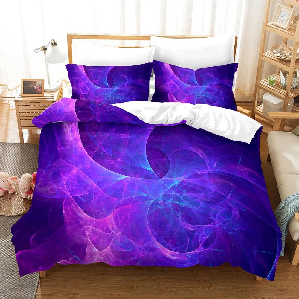 Tie Dye Duvet Cover King/Queen Size,Hippie Rainbow Spiral Swirl Bedding Set Ethnic Abstract Art Fashion Polyester Quilt Cover