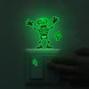 Personalized Cartoon Electric Shock Figurine Children's Room Bedroom Switch Decorative Wall Sticker