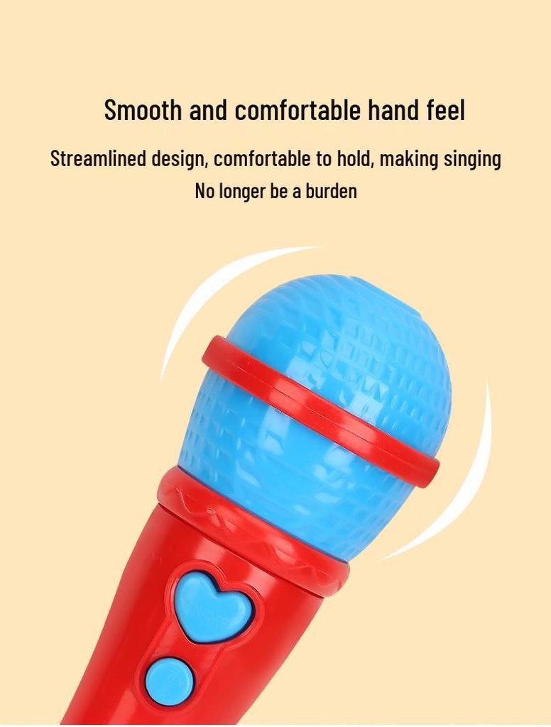 Children's Karaoke Toy Microphone Amplifier for Early Education and Music Play