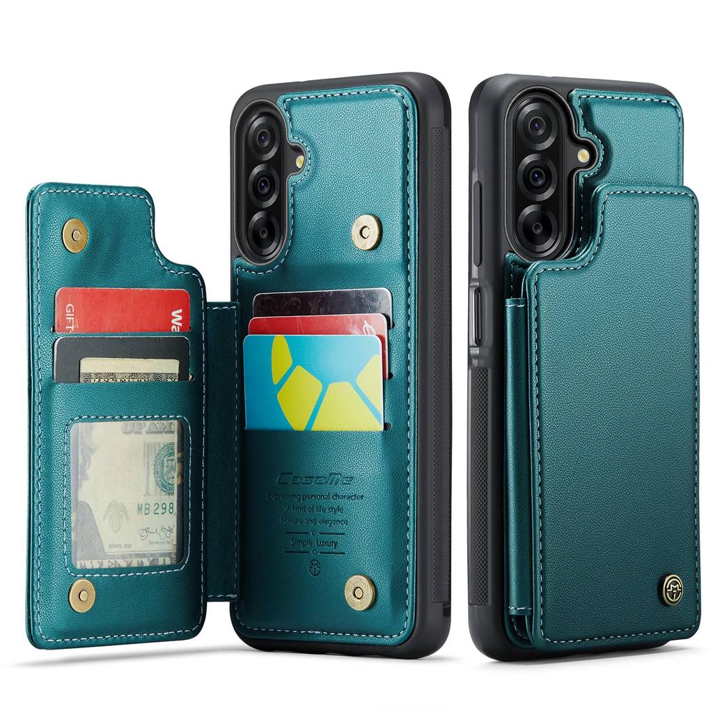 For Samsung Galaxy A17 Case with Card Holder Wallet Case with PU Leather Kickstand Card Slots RFID Blocking,Magnetic Clasp Cover