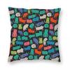 Cool Cats Cute Colorful Pet Pillowcase Polyester Linen Velvet Creative Zip Decorative Pillow Case Car Cushion Cover
