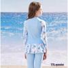 Disney Girls' Two-Piece Long Sleeve Sun Protection Swimsuit