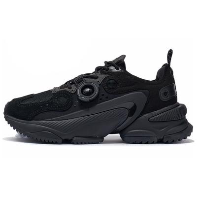 Li Ning Star Cloud M1 Klasyczne Amortyzujące Oddychające Ciepłe Niskie Buty Casual Damskie sneakersy Czarne AGCR226-1