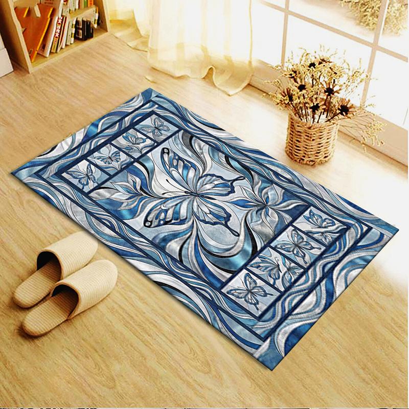 2025 New Modern Butterfly Carpet Rug for Living Room Bedroom Home Sofa Decoration,Kids play Non-slip Floor Mat78