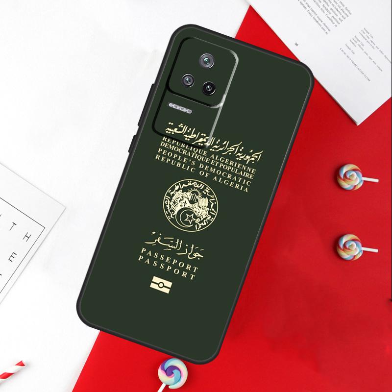Algerian Russia Spain Passport Cover For Xiaomi 15 Ultra 13 14 11T 12T 13T 14T Pro POCO X7 Pro X3 X5 X6 M6 F5 F6 Pro Case