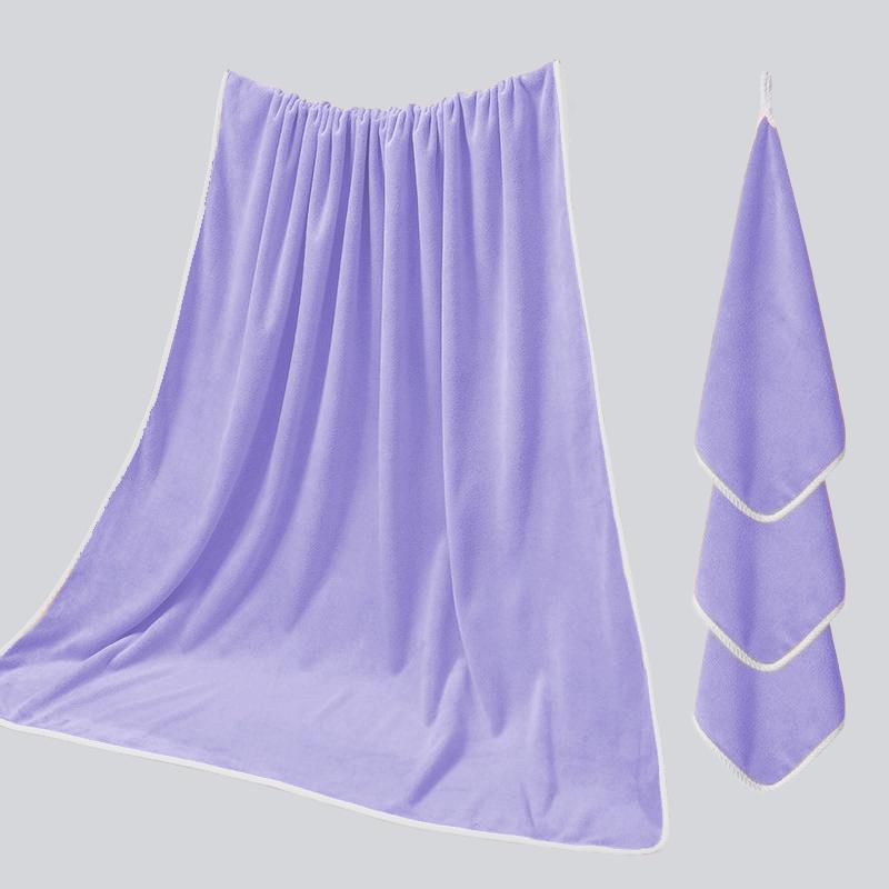 4-towel bath towel set, quick-drying and breathable, ideal choice for hotels and spas, perfect party gift (in multiple colors)