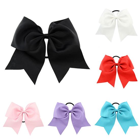 Fascia elastica per capelli Sweet Baby Kids Girls Ponytail Holder con fiocco decorativo