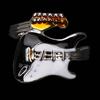 Brand New Punk Style Lovers' Women Jewelry Oiled Zinc Zinc Alloy Ring Varnish Guitar Black White Color