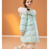 Modische Baumwollgepolsterte Kleidung für Mädchen, Kinder Daunen-Baumwollgepolsterte Kleidung, Winter Baumwollgepolsterte Jacken