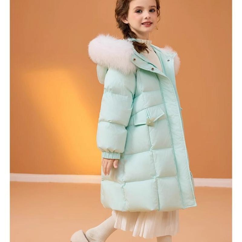 Modische Baumwollgepolsterte Kleidung für Mädchen, Kinder Daunen-Baumwollgepolsterte Kleidung, Winter Baumwollgepolsterte Jacken