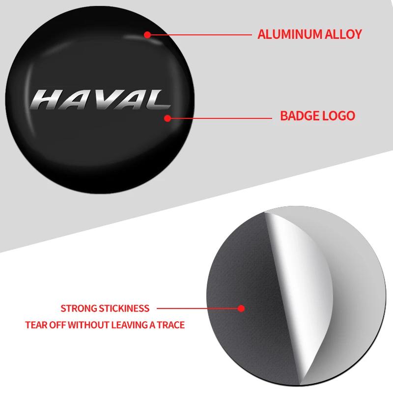 4PCS 56mm Car Wheel Center Hubcaps Emblem Sticker Car Accessories For Haval H6 Dargo M6 H9 H6S F7 Jolion X DOG XY H2 H3 H5 H7