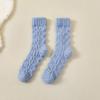 Women In Autumn and Winter with Velvet and Thick Warm Home Floor Indoor Sleeping Tube Socks