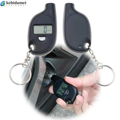 Mini Electronic Tire Pressure Gauge Portable Keychain Style Car Tyre Air Pressure Tester for Vehicle Motorcycle Car