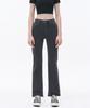 Marop 9104 Brushed Flare Denim Pants (Dark Gray)