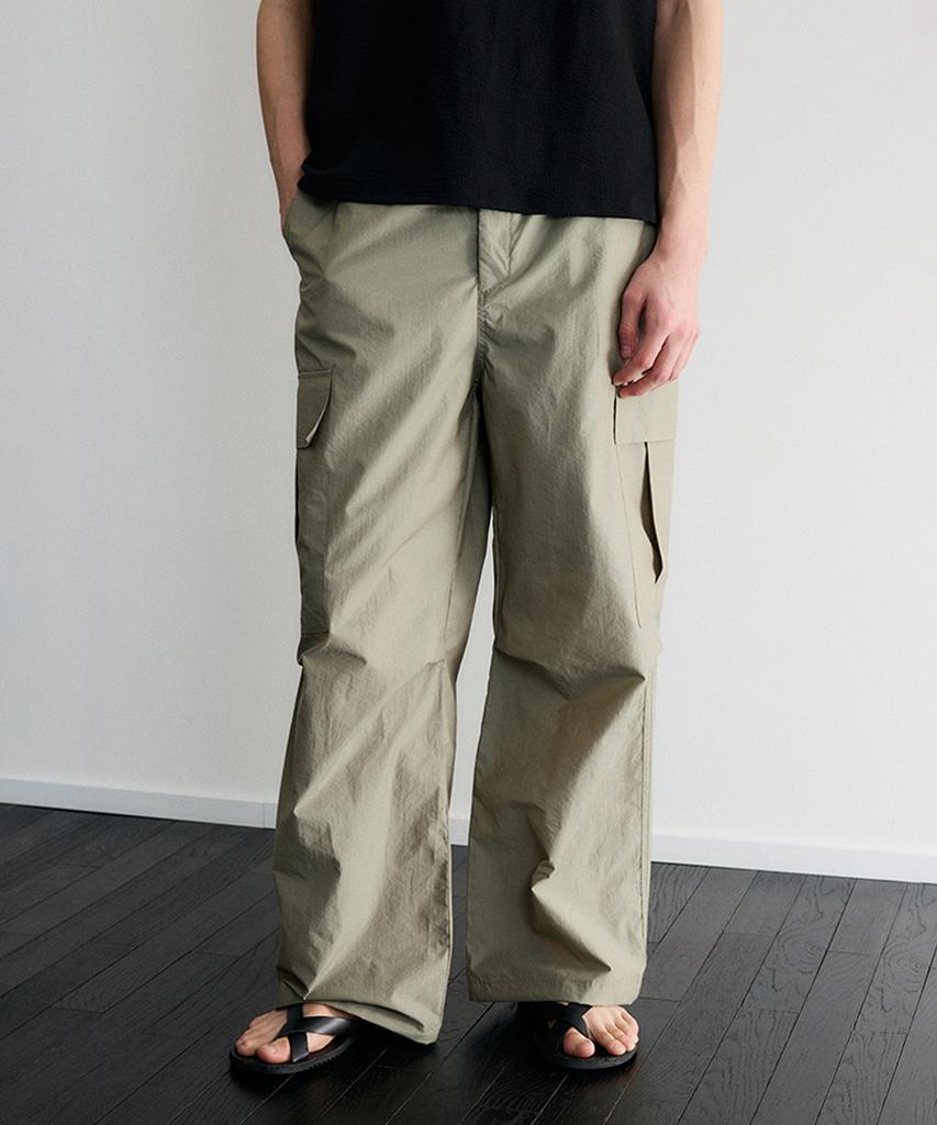 Le Mad Parachute Cargo Pants - Light Khaki