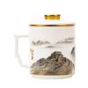 Chaxun Jiangshan Yonggu Crystal Porcelain Tea Infuser Mug