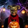 Lightweight Comfortable Headwear Gothic Goat Head Masque with Horns, Adult Demon Skull Secret Room Role Play Masque, Scary Animal Cosplay Costume for