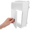 Angoily Lockable Wall Mounted Mailbox Suggestion Box with Keys Plastic Donation Ballot Box with Slot for Charity Cards Money Voting Collection