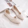 Fashion Women Pointed Party Sandals Luxury Brand Sexy Slingback Lady Flat Banquet Shoes Fashion Drees Slippers Sandalias De Mujer 34-40