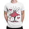 Vintage Hollow Knight Silksong Hornet Pánská bavlněná trička s kulatým výstřihem Trička s krátkým rukávem Oblečení plus size