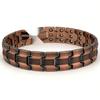 Umweltfreundliches Retro-Bronze-Dreireihiges Magnetarmband für Herren