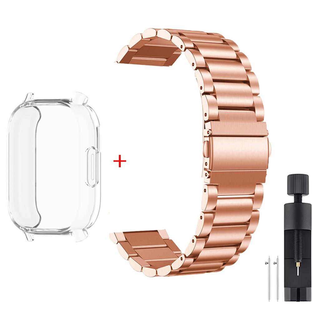 Case+Luxury Metal Strap For Redmi Watch 5 Active TPU Soft Case For Xiaomi Redmi Watch 5 Lite Stainless Steel Watchband Correa