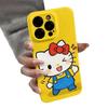 Playful Cartoon Cat Phone Case for iPhone 14/15/16/17 Pro Max - Creative, Protective Cover