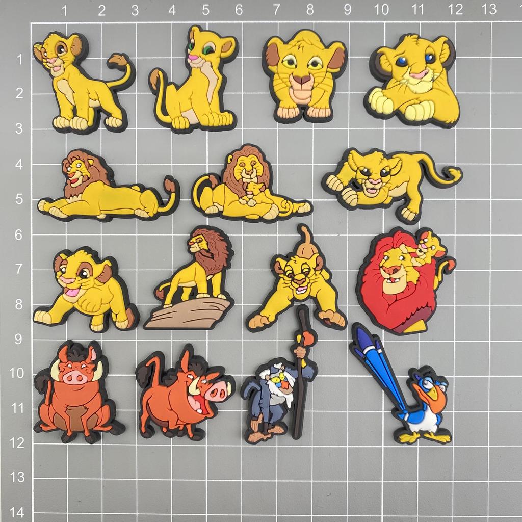 The Lion King Removable Shoe Buckles - Flower Clog DIY Accessories Jibbitz Shoe Decorations