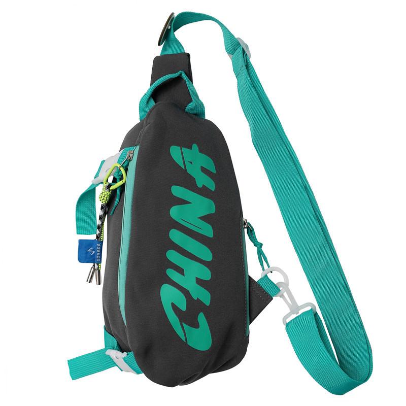 ins trendy brand breast bag women's 2025 summer new fashion sports men's shoulder messenger bag student large-capacity fanny pack