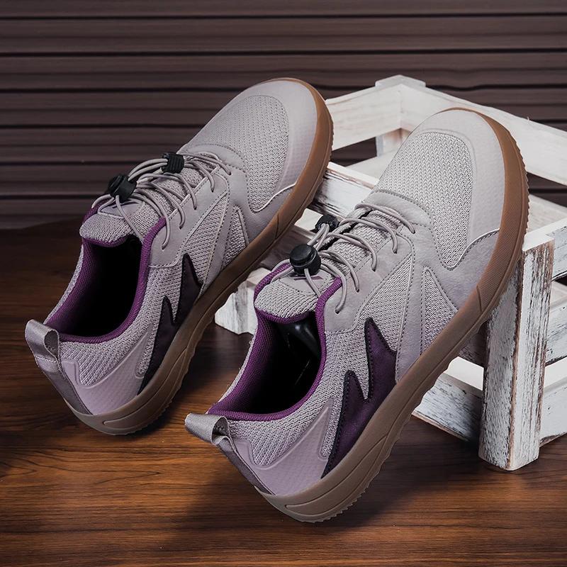 Autumn Men Sneakers Comfort Non Slip Outdoor Hiking Shoes High-Quality Wear-Resistant Multifunctional Wide Footed Barefoot Shoes